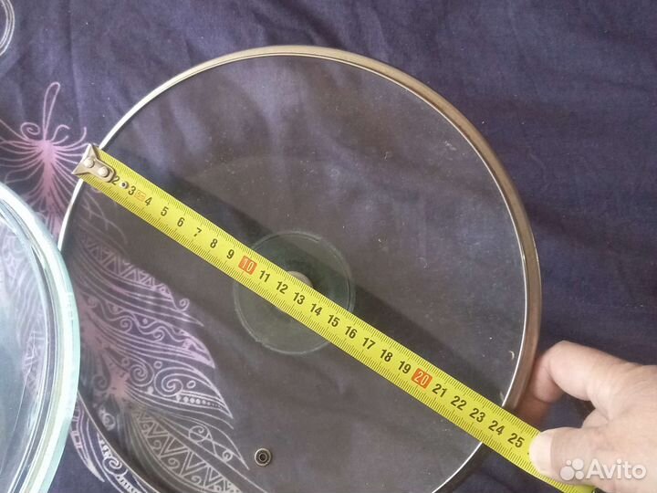 Крышка стеклянная для сковороды