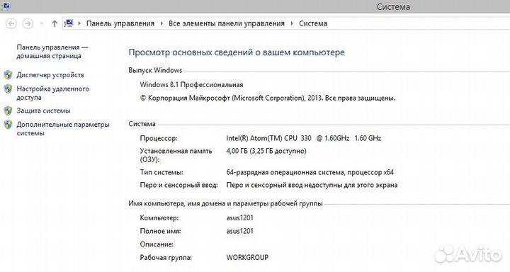 Нетбук Asus 1201n