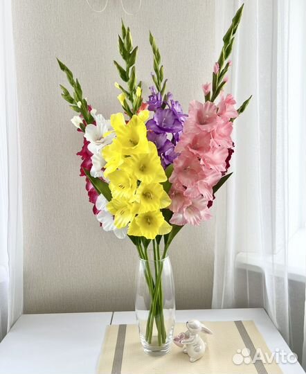 Гладиолусы из фоамирана