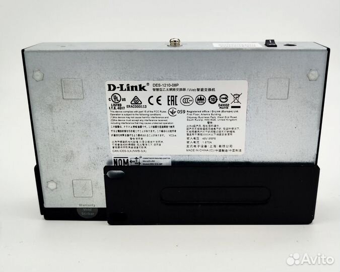 Коммутатор D-Link DES-1210-08P