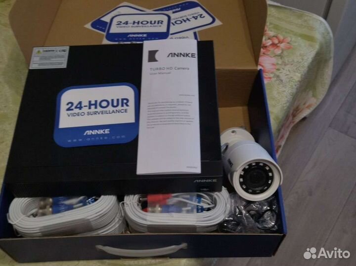 Комплект видеонаблюдения на 4 камеры для дачи