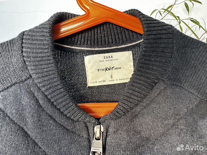 Джемпер на молнии 134 размер