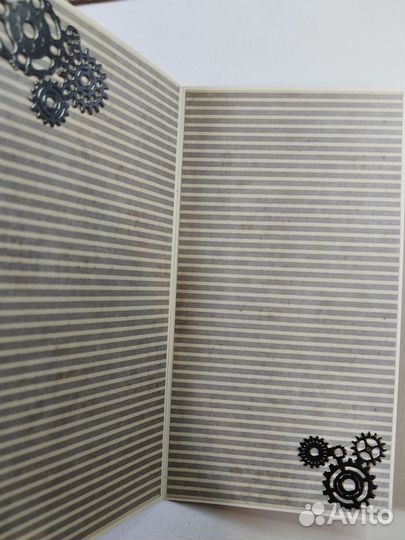 Мужская открытка ручной работы