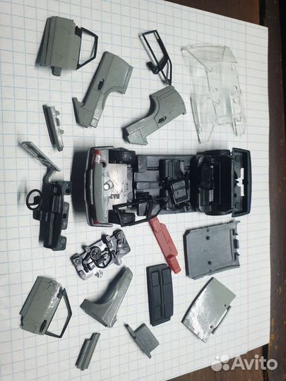 Моделька СССР ваз 2109 короткое крыло, чумная