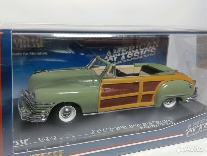 1/43 Chrysler Town & Country 1947 Green Vitesse