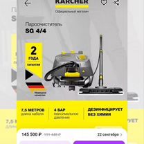 Пароочиститель karcher