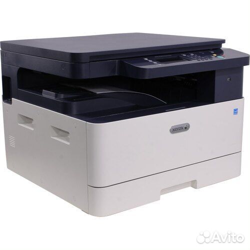 Мфу лазерное Xerox B1025DN, ч/б, A3, белый/синий
