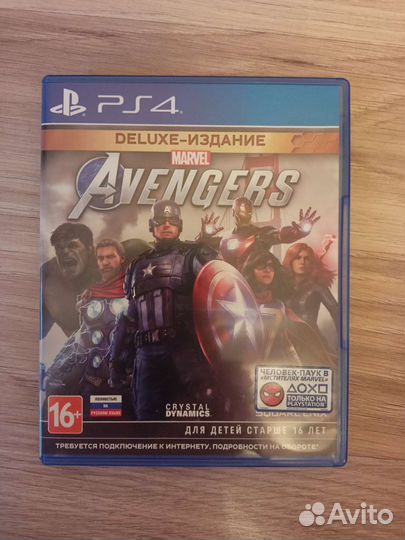 Игры для приставок ps4 Avengers Marvel