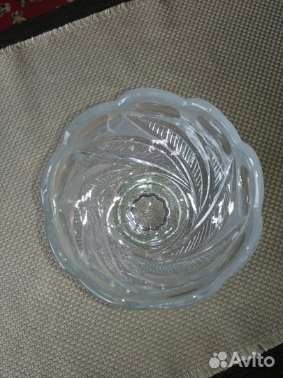 Ваза конфетница хрустальная