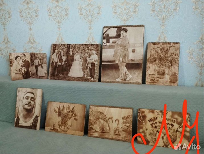 Выжигание портрета на дереве