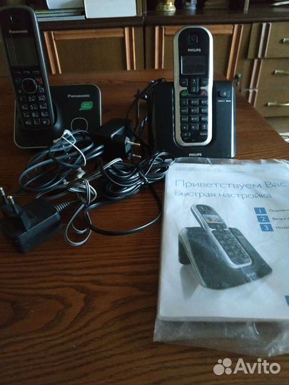 Радиотелефоны Panasonic, Philips