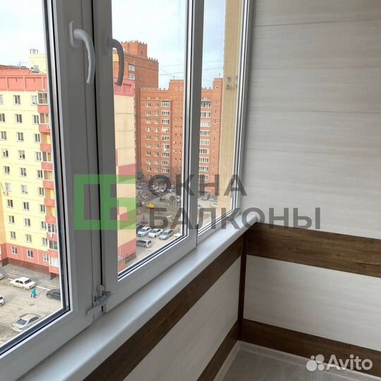 Остекление балконов. Окна пвх