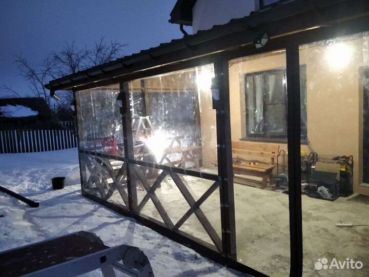Мягкие окна для беседки Батайск