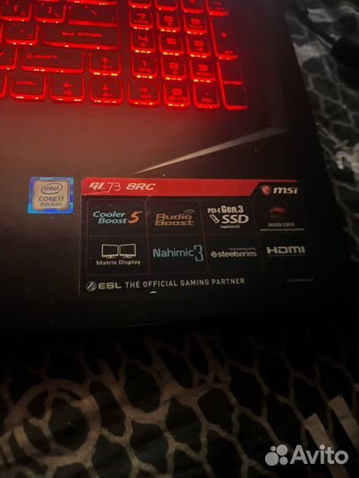 Игровой ноутбук msi