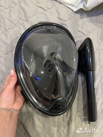 Маска для подводного плавания с трубкой