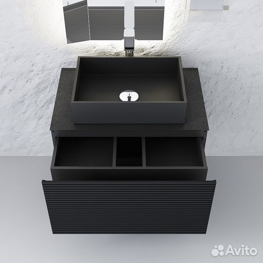 Тумба под раковину Jorno Stone 80 Stn.01.80/P/A/J