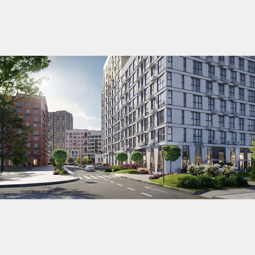 2-к. квартира, 49,4 м², 16/23 эт.