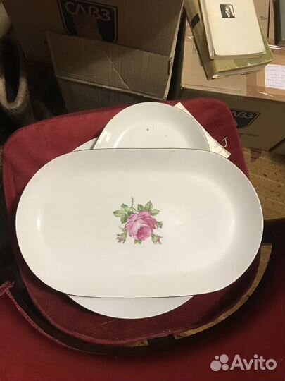 Сервиз столовый Kahla гдр розы