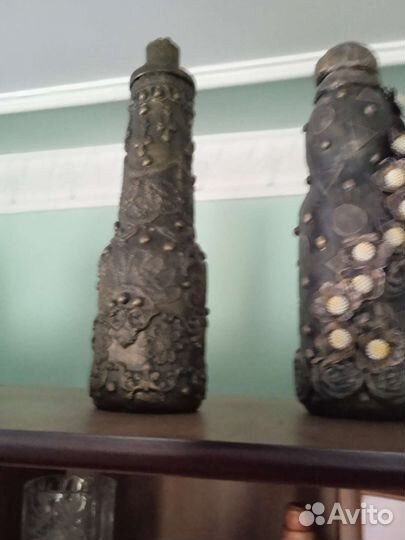 Бутылки сувенирные ручной работы