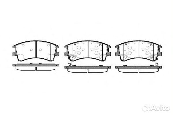 Передние тормозные колодки