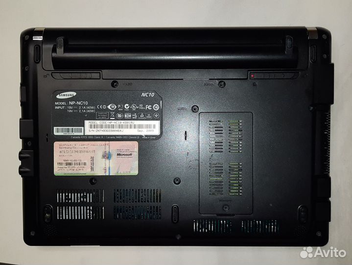 Нетбук samsung NP-NC10