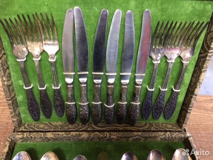 Набор столовых приборов Олимпиада 80 мельхиор