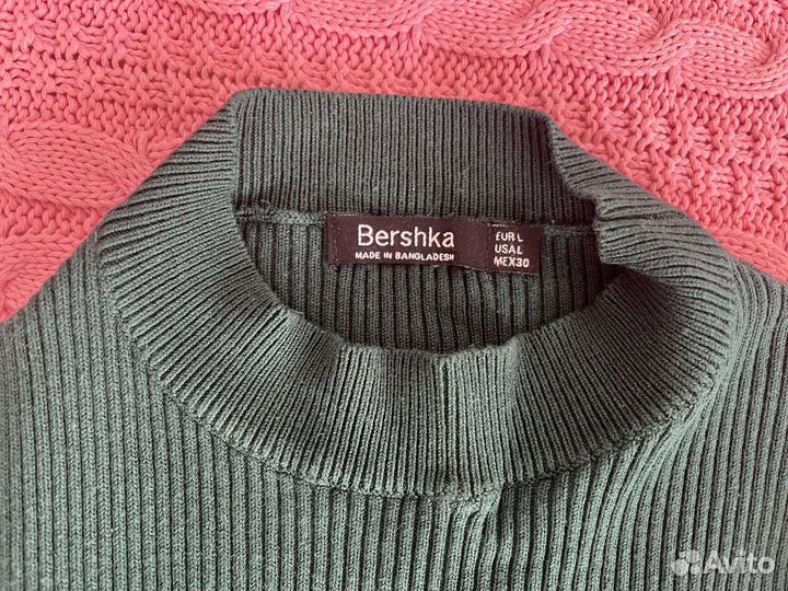 Водолазка женская лапша в рубчик Bershka 42 46