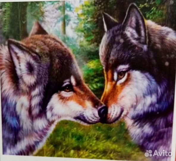 Алмазная мозаика но номерам 40 х50