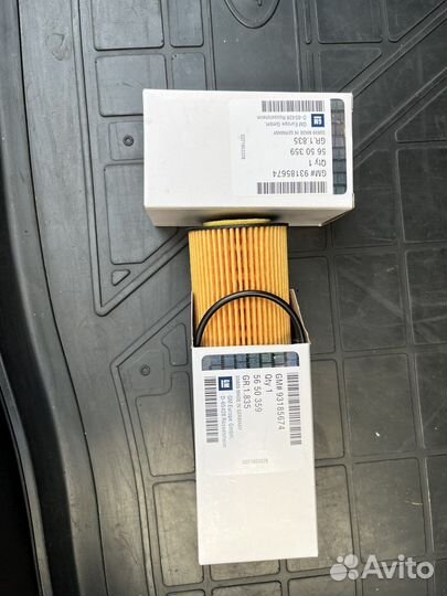 Фильтр масляный на opel