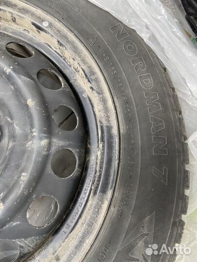 Nokian nordman 7 185/65r15 на штампах цена за все