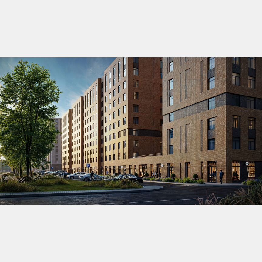 1-к. квартира, 38,1 м², 12/12 эт.