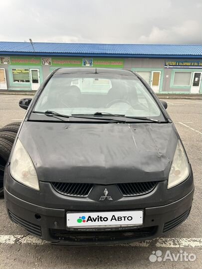 Mitsubishi Colt 1.3 AMT, 2007, битый, 239 124 км