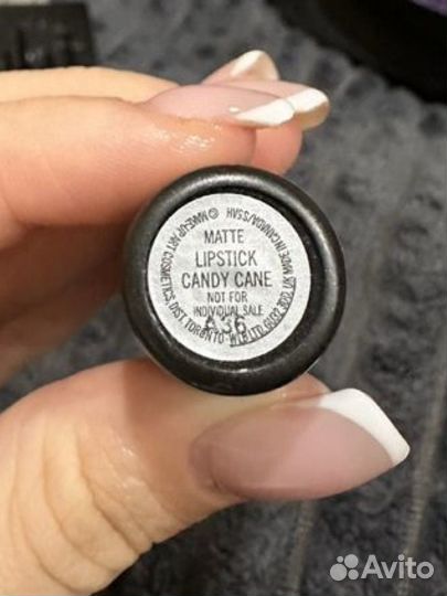 MAC candy cane красная помада