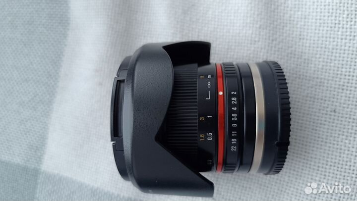 Объектив Samyang 12 mm f/2.0 баянет E