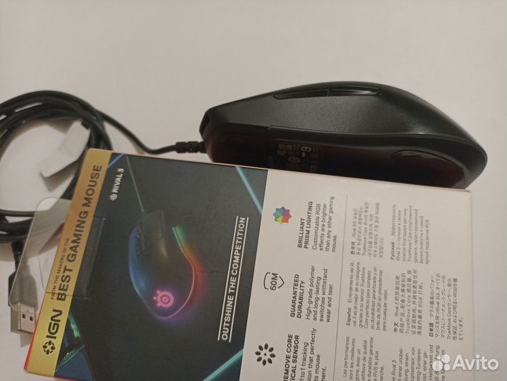 Игровая мышь steelseries rival 3