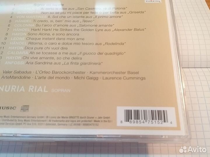 Nuria Rial.певица.барокко.CD(сборник)