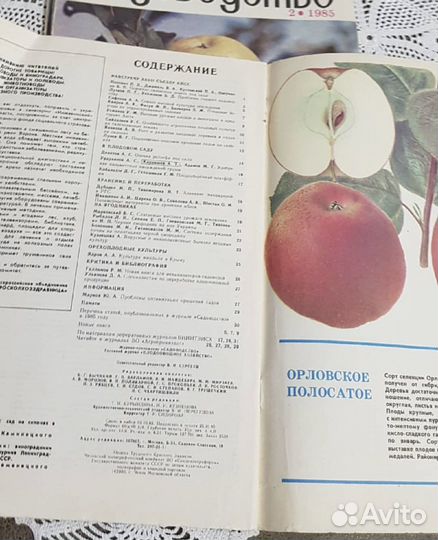 Журнал Садоводство ссср, 6 номеров лотом