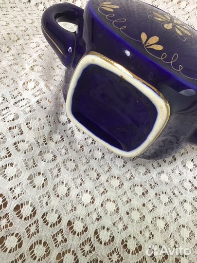 Заварочный чайник Гжель кобальт