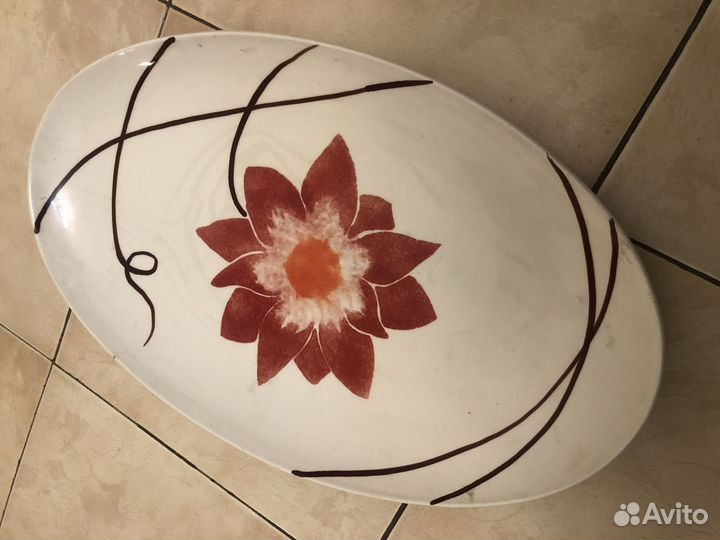 Блюдо большое овальное