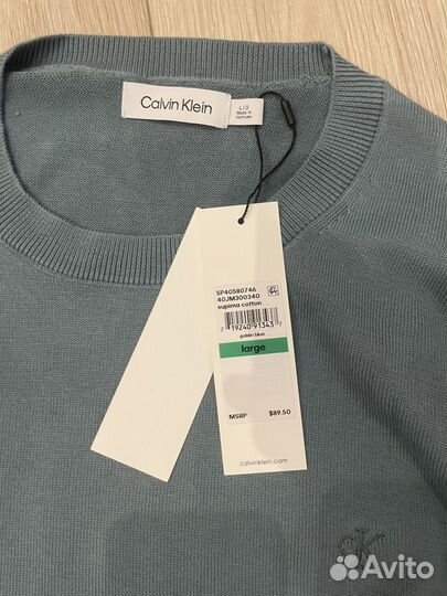 Джемпер мужской Calvin Klein XL хлопок