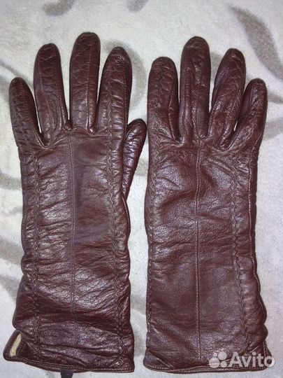 Перчатки натуральная кожа