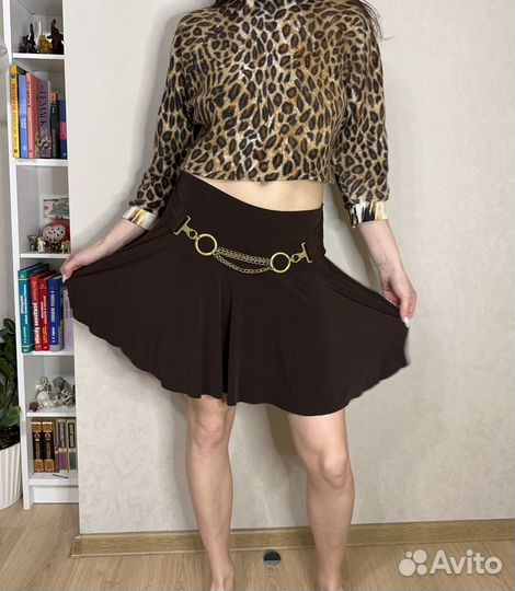 Мини Юбка y2k с цепочками