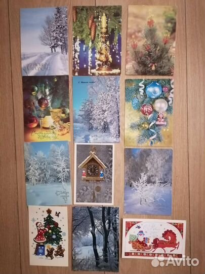 Набор чистых открыток СССР-50 шт