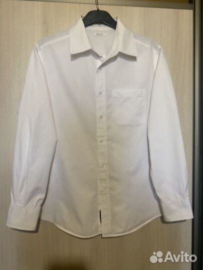 Рубашка белая Gloria Jeans, размер XXS, рост 170