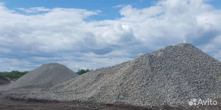 Песок щебень