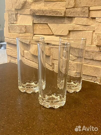 Стеклянные стаканы набор