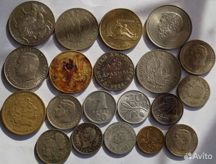 Греция. 20 монет