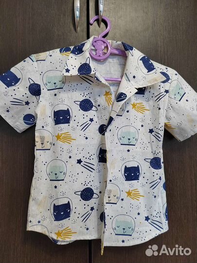 Рубашка для мальчика 122