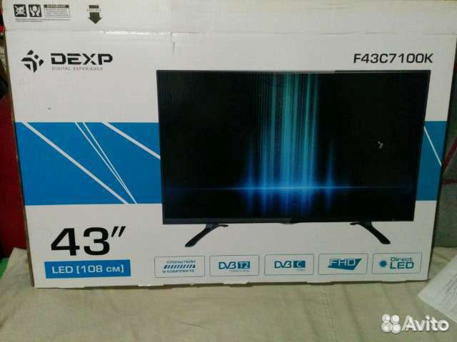 Телевизор Dexp F43C7100K