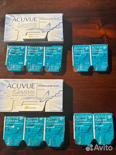 Линзы контактные acuvue oasys двухнедельные